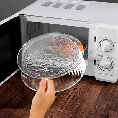 Microwave Splatter Cover Transparent Lid High Temp Resistance Splatter Cover BPA-Free Mosquito-Proof Food