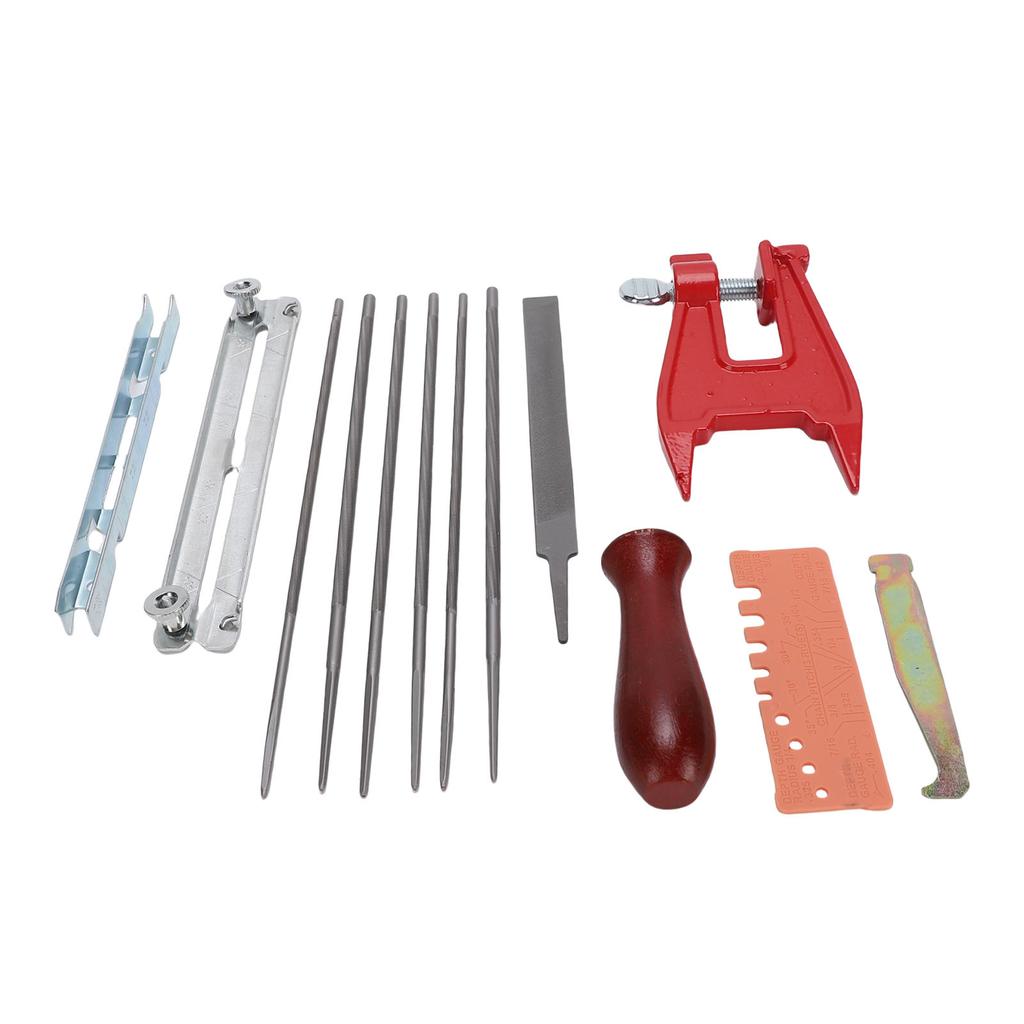 Chainsaw File Kit 1 8in 5 32in 11 64in 3 16in 13 64in 7 32in Wooden Handle Universal Chain Saw Sharpening Files for On