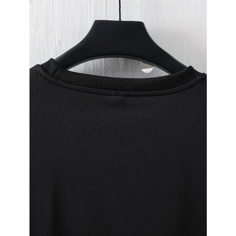 Tailles européennes T-shirt Homme Imprimé Rose Rouge - Coupe Ample Manches Courtes Top d'Été en Tissu Respirant - Extensible