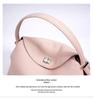 Black Versatile Women's Crossbody Bag - Large Capacity, High-End Cowhide Handbag for Office Workers