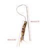 Cat Furry Toy Wands Toy with Furry LeopardPrint Lovely Teasers for Kitten or Cats Plaything Gift for Indoor Cat