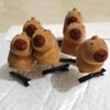 10pcs/set Cute Spring Hair Clip Flocking Cartoon Duckbill Clip Funny Capybara Hairpin Set  Party