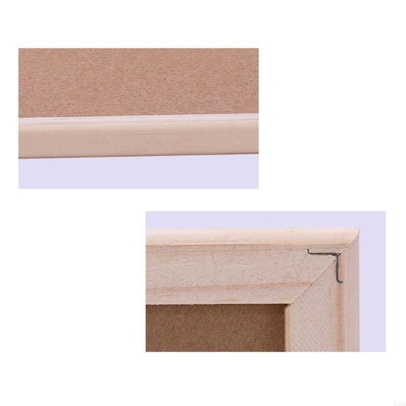 KX4B Wall-Mounted Double Sided Corkboard Perfect for Home Office Decor Message Presen