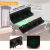 Pool Cue Rack Billiard Sticks Holder Easy to Install Wall Mounted for 4 Cues Rest Break Room