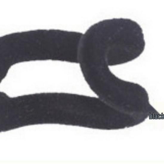 

Traceless Flocked Magic Hook: Strong, Non-slip, Stackable, Mini Hanger 4*2.5*0.4cm чорний