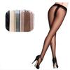 Seamless Sexy Lingerie Slim Ladies Female Hosiery Silk Tights Transparent Women'S Tights Summer Thin Breathable Pantyhoses Black