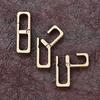 1Pc Waist Belt Buckle Durable Brass Mini Portable Keychain Simple Smooth Polished Keychain Hook Key Chain Clip Belt Use