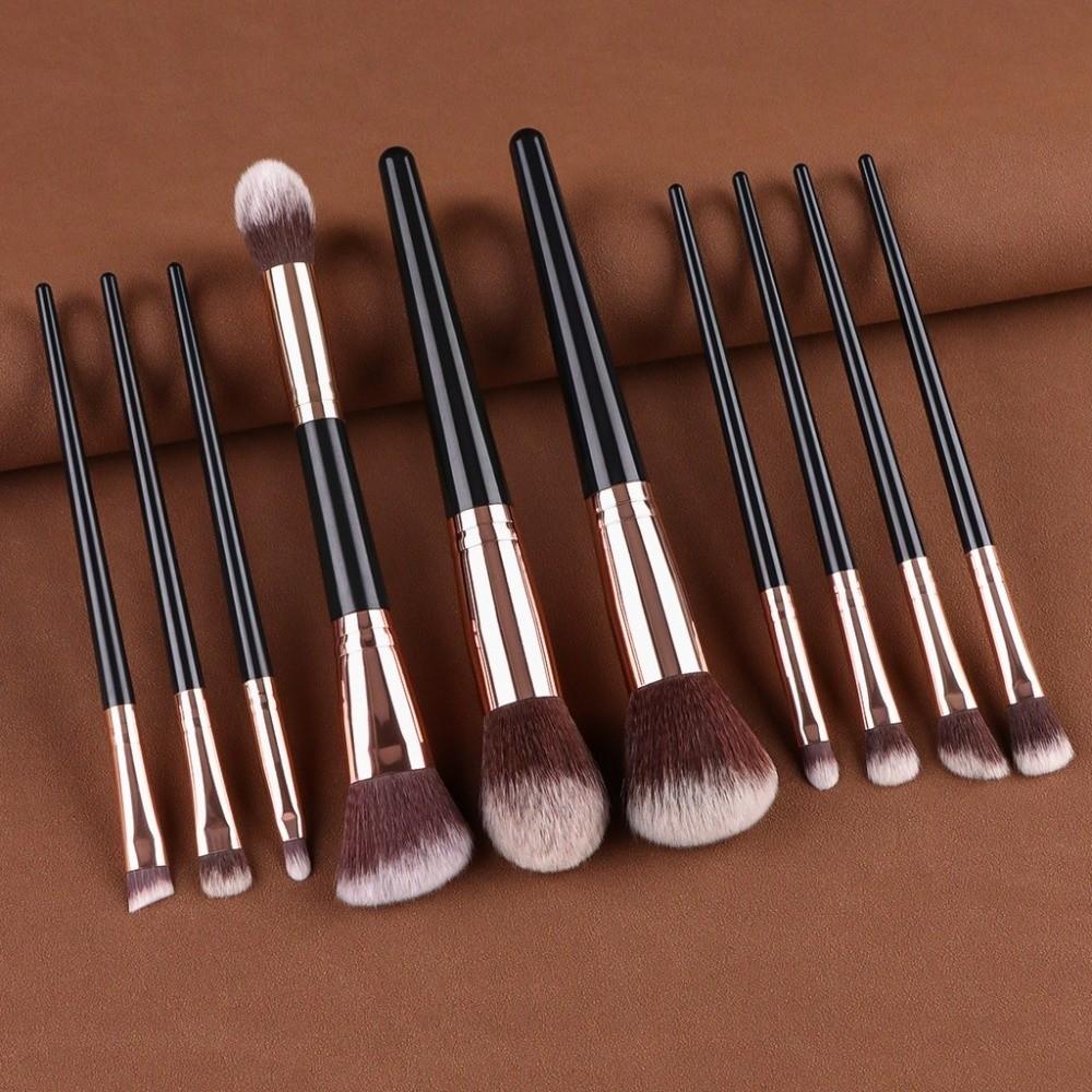 15pcs/set Face Bronzer Makeup Brushes Kit Make Up Tool Liner Brow Brush Portable Eyebrow Brush Lady