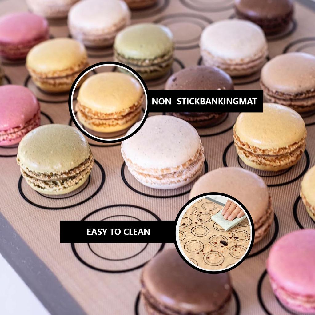 30 Holes Silicone Macaroons Pastries Oven Baking Moulds Sheet Mats DIY Molds Useful Tool DIY Cake Bakewares Supplies