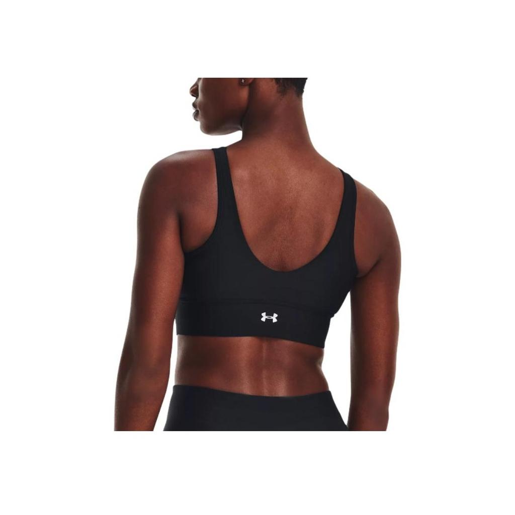 Under Armour Infinity Solid Medium Intensity Sports Bra Women Underwear Black 1376883-001