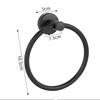 Steel Toilet Stainless Roll Holder And Towel Ring Set Wall Mounted Bathroom Tool