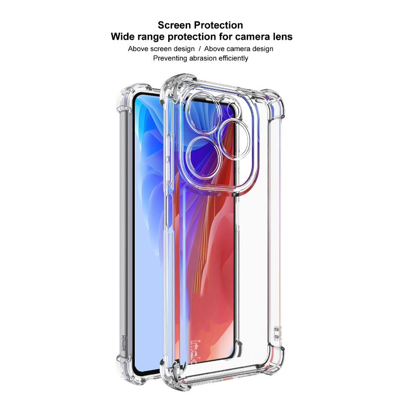 Für Tecno SPARK Go 2024 / SPARK 20 / SPARK 20C / POP 8 7 Pro 2023 Handyhülle IMAK UX-4 Stoßfest Weiche Hülle