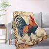 A Rooster Customize Your Name Blanket Warm Comfortable And Soft Blankets Are Suitable For Home Lunch Break Blanket Office Sofa Sofa Gift To Relatives