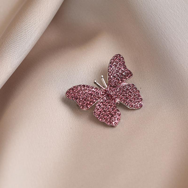 Exquisite High-End Schmetterlingsbrosche für Damenmode - Elegante Corsagen-Nadel & Kleidungsaccessoire