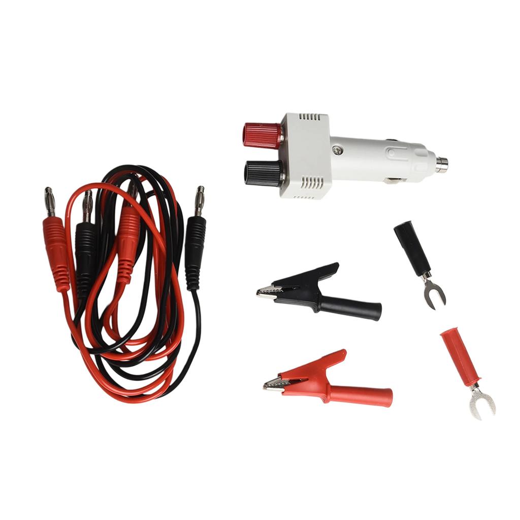 Connector Tool Kit Car Power Cord Car Testing Tools 12V Power Supply Extension Breakdown Voltage 1000V Copper ABS Construction