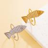 Fresh Resort-Style Tropical Fish Stainless Steel Rings for Women - Cute Beach Ocean Series Ornaments