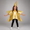 Star Costume with Hat Polyester Star-Shaped Light for Stage Performances
