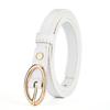 Thin Belt Women'S Design Sense Decorative Oval Pin Buckle Retro Thin Jeans Small Belt