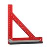 90 Degree Right Angled Ruler for Carpenter Aluminum Triangles Ruler for Precise Angled Marking and Straight Line Drawing