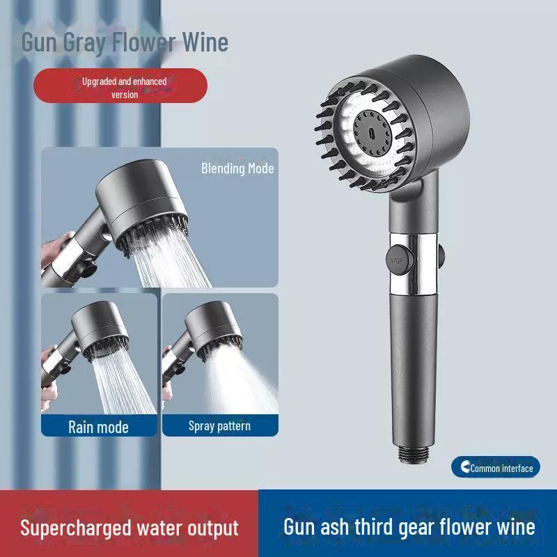 

Cross-Border Snowflake Spray Очищенная вода Усилитель Ручной Массажный Душ Насадка