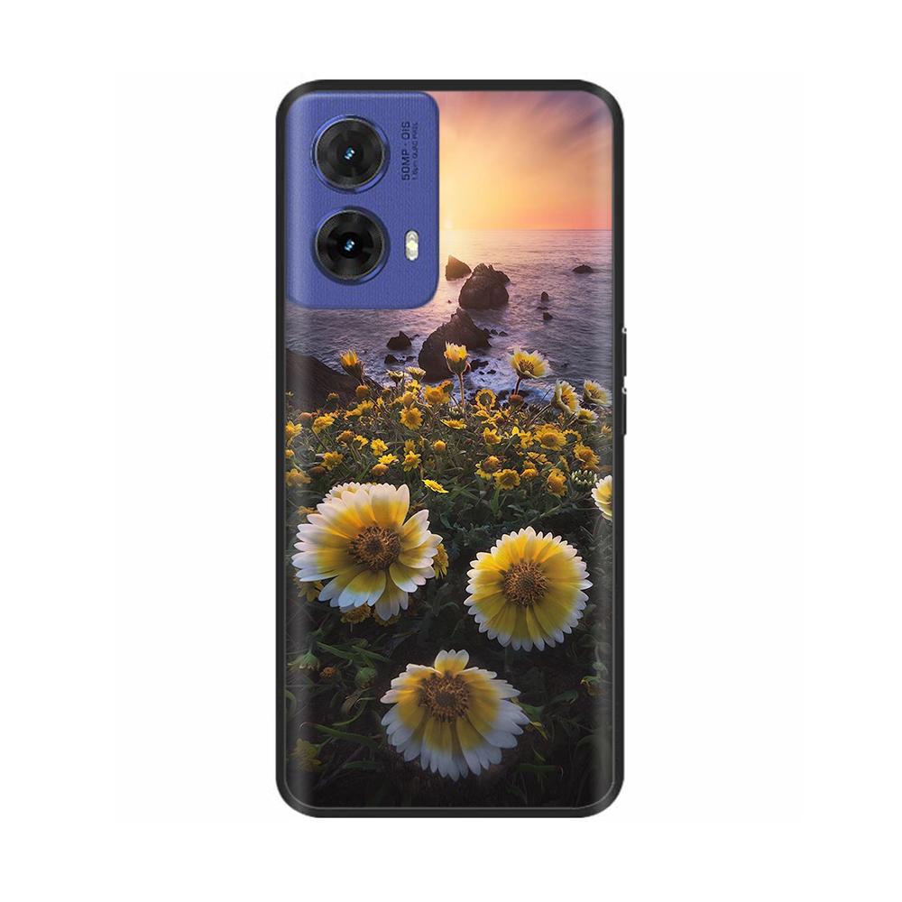 For Motorola Moto G85 Case Butterfly Soft Matte Silicone Back Cover For Moto G85 5G Cases MOTOG85 G 85 5G Funda Full Phone Coque