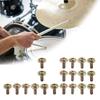 20 Stück Trommelöse Montage schrauben Klauenhaken Spannschrauben Musikinstrument Teile Ersatzteile Trommelöse Klauenhaken Schraube