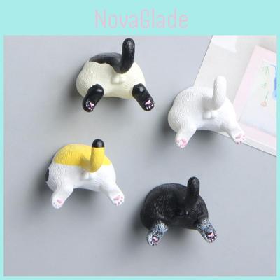 Japanese Cat Butt Magnet Creative 3d Resin Refrigerator Magnets For Gift And Home Decor