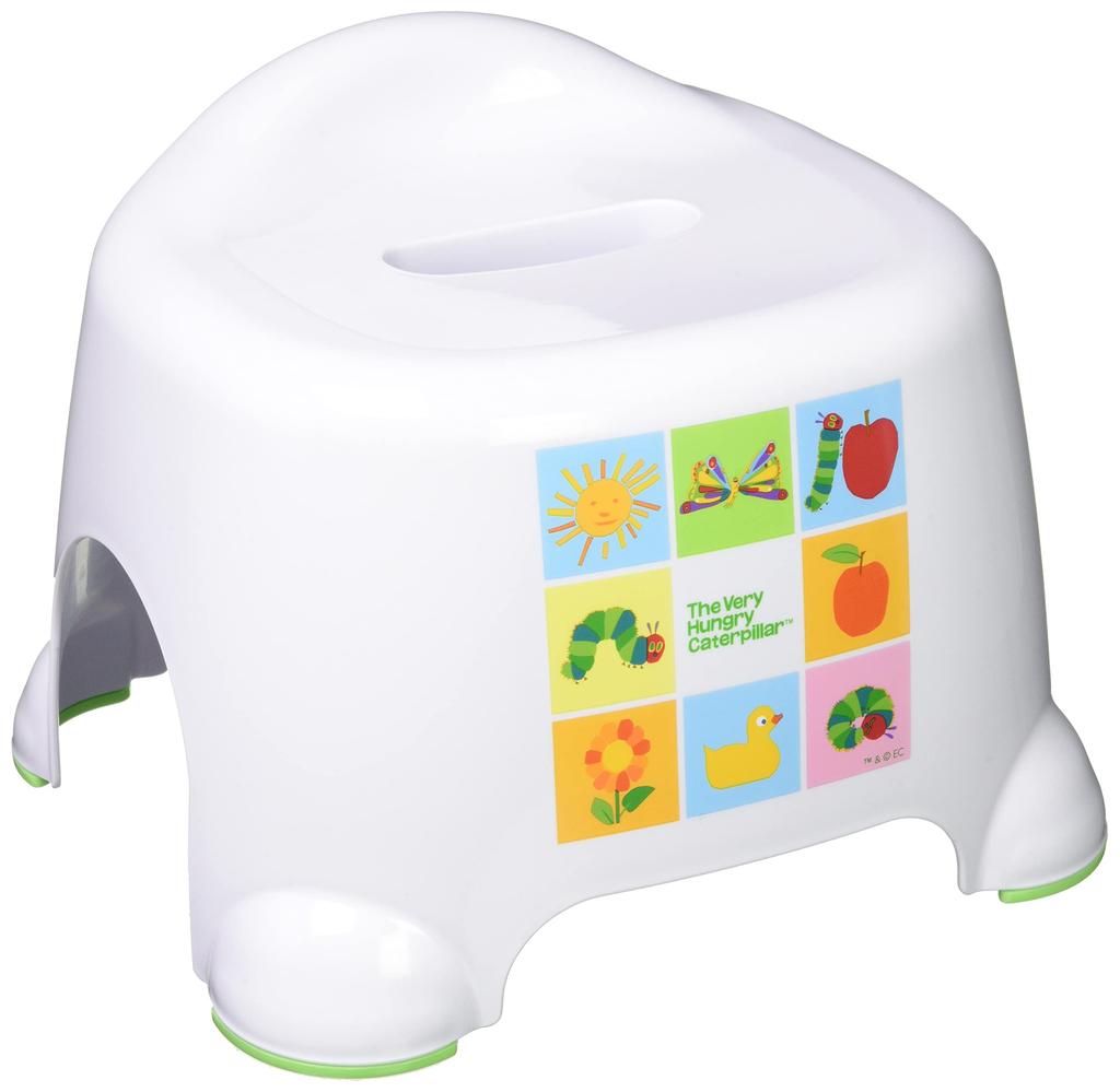 Skater Bath Very Hungry BBS3 Children's Stool, Caterpillar, Small,