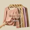 Men's Thickened Wool Silk Thermal Underwear Set for Autumn and Winter