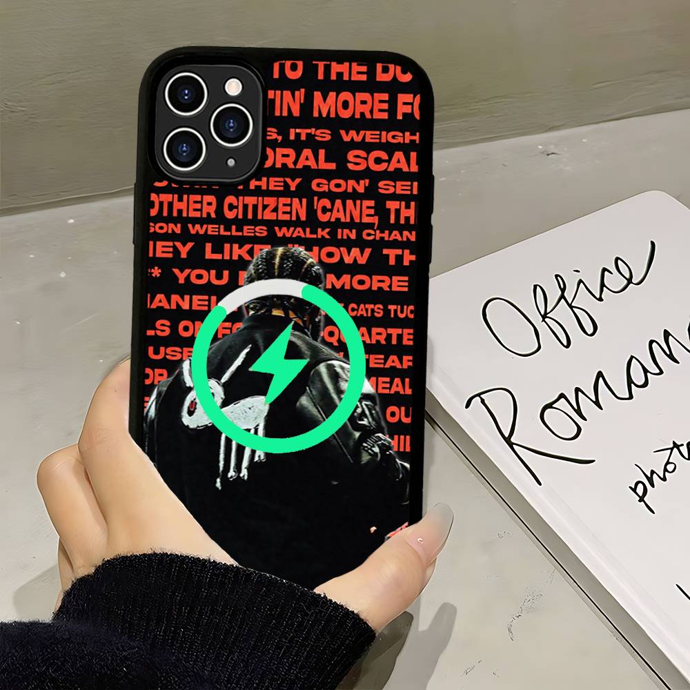 Singer Rapper D-Drake Magnetic Phone Case For IPhone 16 15 14 13 12 11 17 Pro Max Plus Wireless Charge Cover