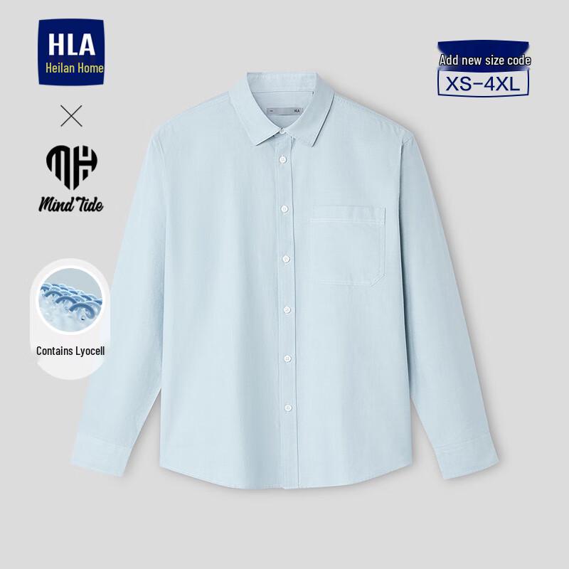 HLA Men s Casual Long-Sleeve Shirt L