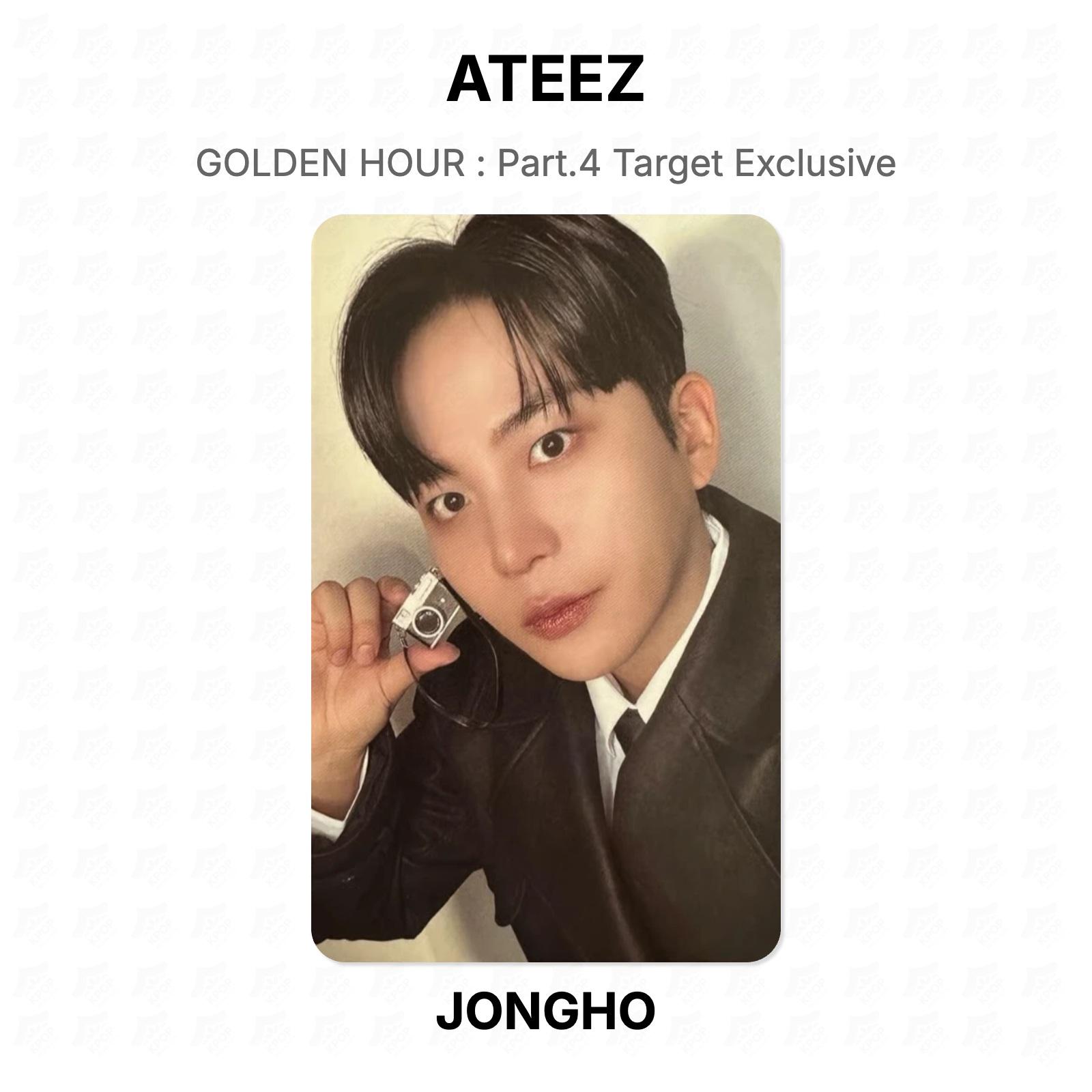 ЗОЛОТОЙ ЧАС ATEEZ : Часть 4 Официальная фотокарточка, эксклюзив Target JONGHO