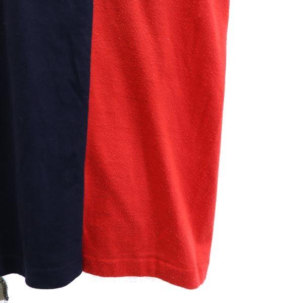 RESCARP 23ss Remake Short sleeve T-shirt Navy blue x red x gray Men's Used