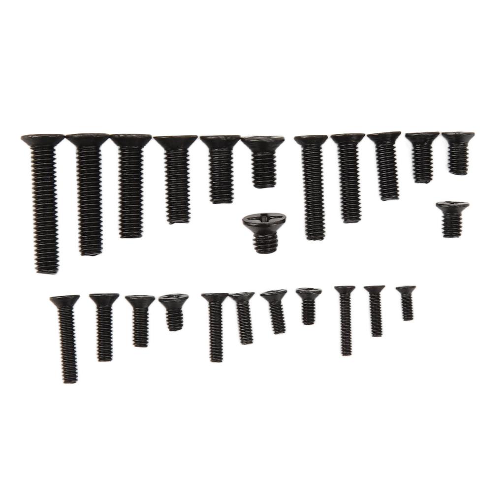 720 STÜCKE Laptop-Ersatzschrauben-Sortimentsset Schwarz Notebook-Computer-Reparatur Kohlenstoffstahlschraube