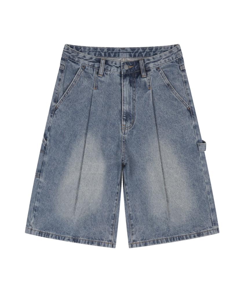 ULIFEZIP With Women Carpenter Bermuda Denim Pants 3 Colors [Ulzd_0023]