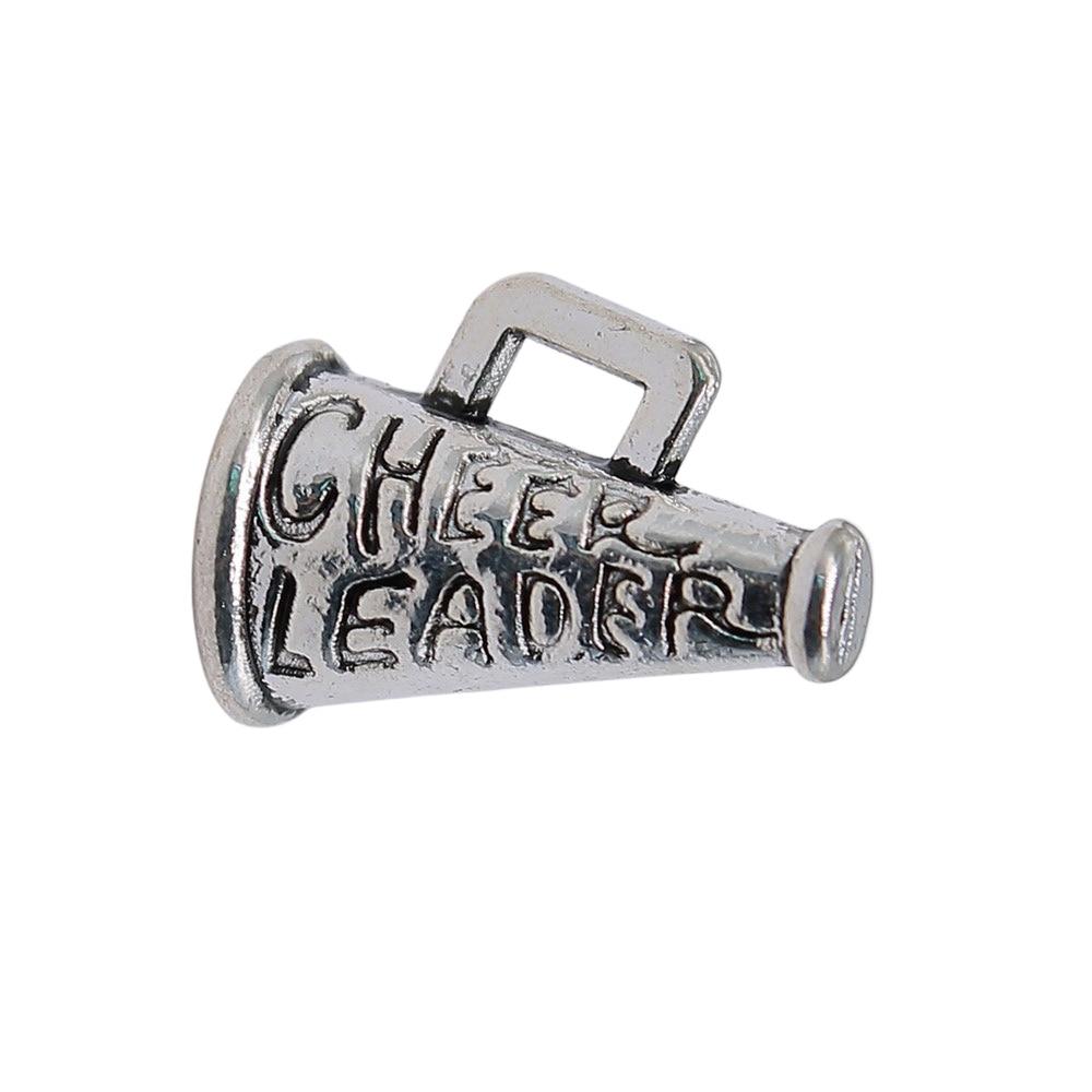 

10шт громкоговоритель Шармы Шармы Античное серебро Цвет Цинковый сплав 11X15mm