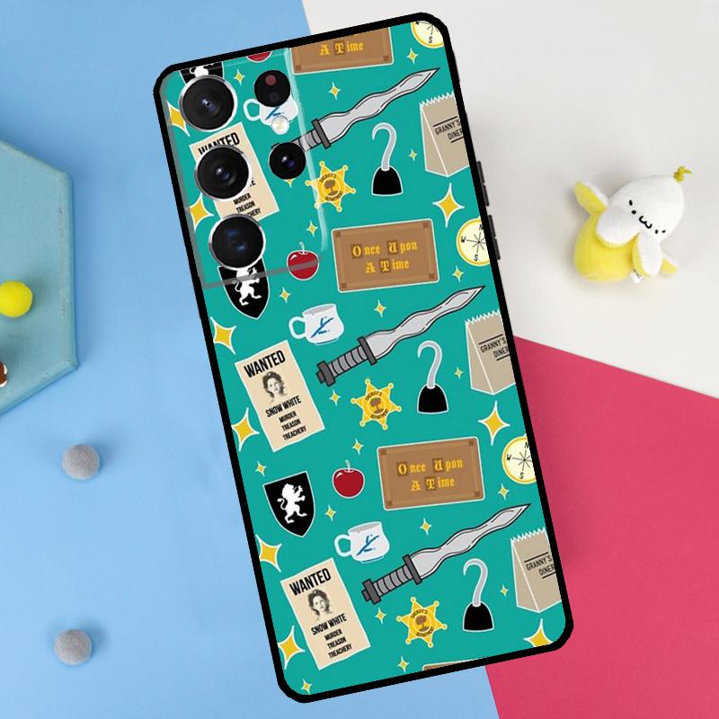 Once Upon A Time Back Case For Samsung Galaxy S25 S24 S22 S23 Ultra Plus S20 S21 FE S9 S10 S24 FE Soft Cover