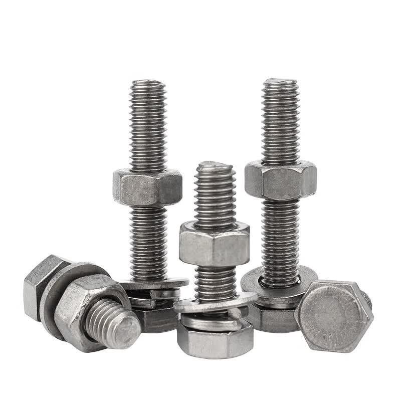 Fei Luan Hex Head Pure Titanium Bolt and Nut Set