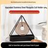 Triangle Mosquito Coil Holder & Ash Catcher - Creative Incense Tray & Burner Box