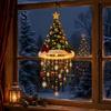 Innovatives Weihnachtsgeschenk Baumhängeornament mit LED-Lichtern, Beleuchteter Anhänger Sternen-Topper, Leuchtende Umgedrehte Weihnachten Festliche Ornamente für Innen