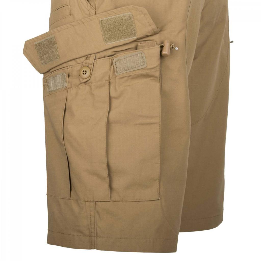 HELIKON-TEX CPU SHORTS POLYCOTTON RIPSTOP Shorts, Cargo Pants, Military and Tactical Shorts (Size S, Coyote)