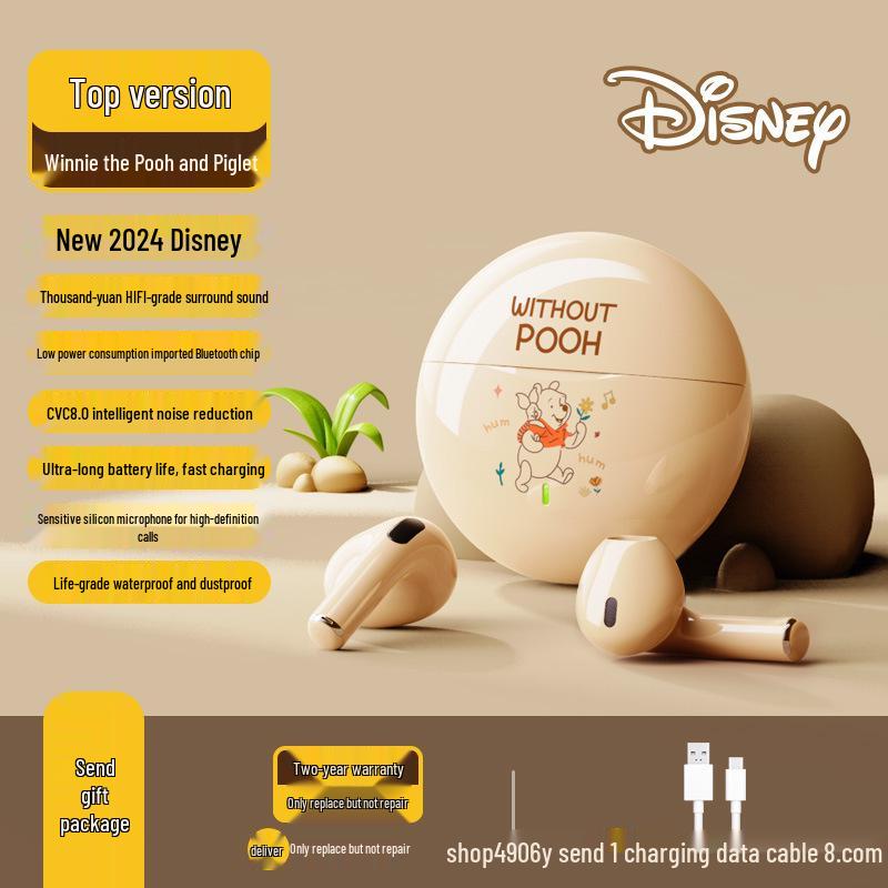 Disney K26 True Wireless Bluetooth Cartoon Earphones with Long Battery Life