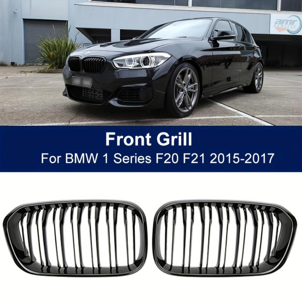 Car Front Kidney Grill Gloss Black M Color LCI Fit BMW 1 Series F20 F21 2015 - 2019 116i 118i 120i 125i M140i 116d 118d 120d SFGHN1