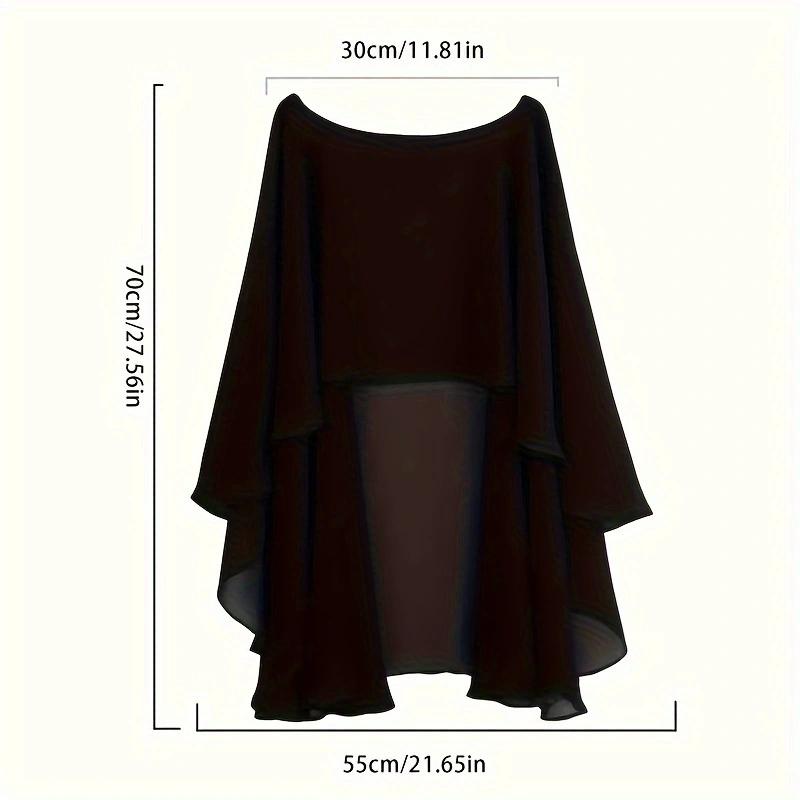 Nuova Sciarpa Lunga in Chiffon Sottile Monocolore Protezione Solare Traspirante Donna Stola Lunga Disponibile in Più Colori