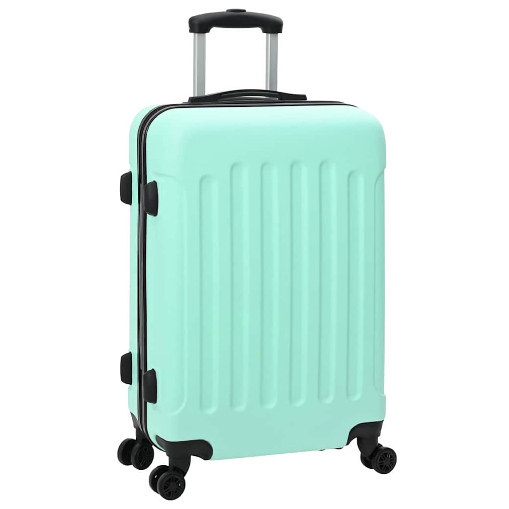3 Piece Luggage Set in Mint Green 50 x 31 x 78 cm ABS Plastic