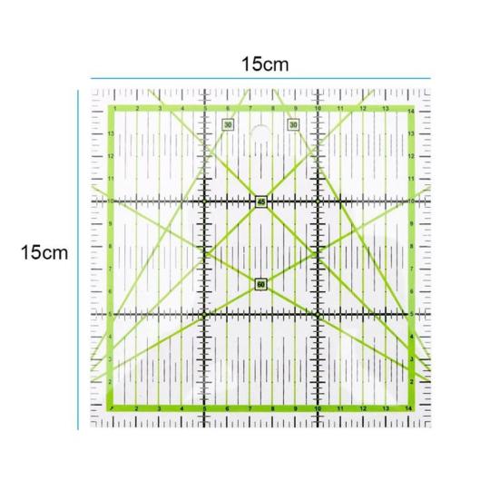 Square Patchwork Tailor Cloth Cutting Quilting Ruler DIY Handmade Sewing Tool