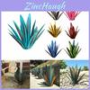 Escultura Rústica Deslumbrante de Metal Tequila com Planta Agave DIY para Decoração de Jardim