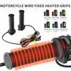1 Pair 12V 22mm Motorbike Hand Heated Grips Universal Motorcycle Hot Grips Temperature Adjustable Motorcycle Heated Hand Grips