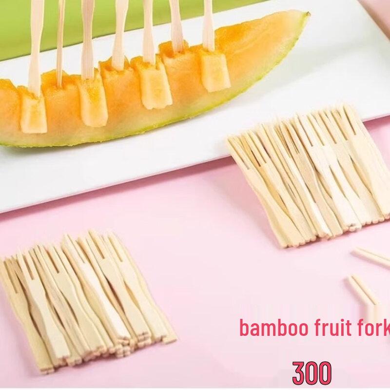 ZISIZ Disposable Plastic Fruit Forks