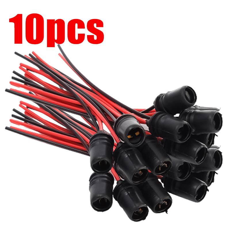 T10 W5W Car Wedge Light Bulb Socket Connector Holder Extension LED Lamp Bulb Base Holder Socket Wedge Base Light Bulb Plug